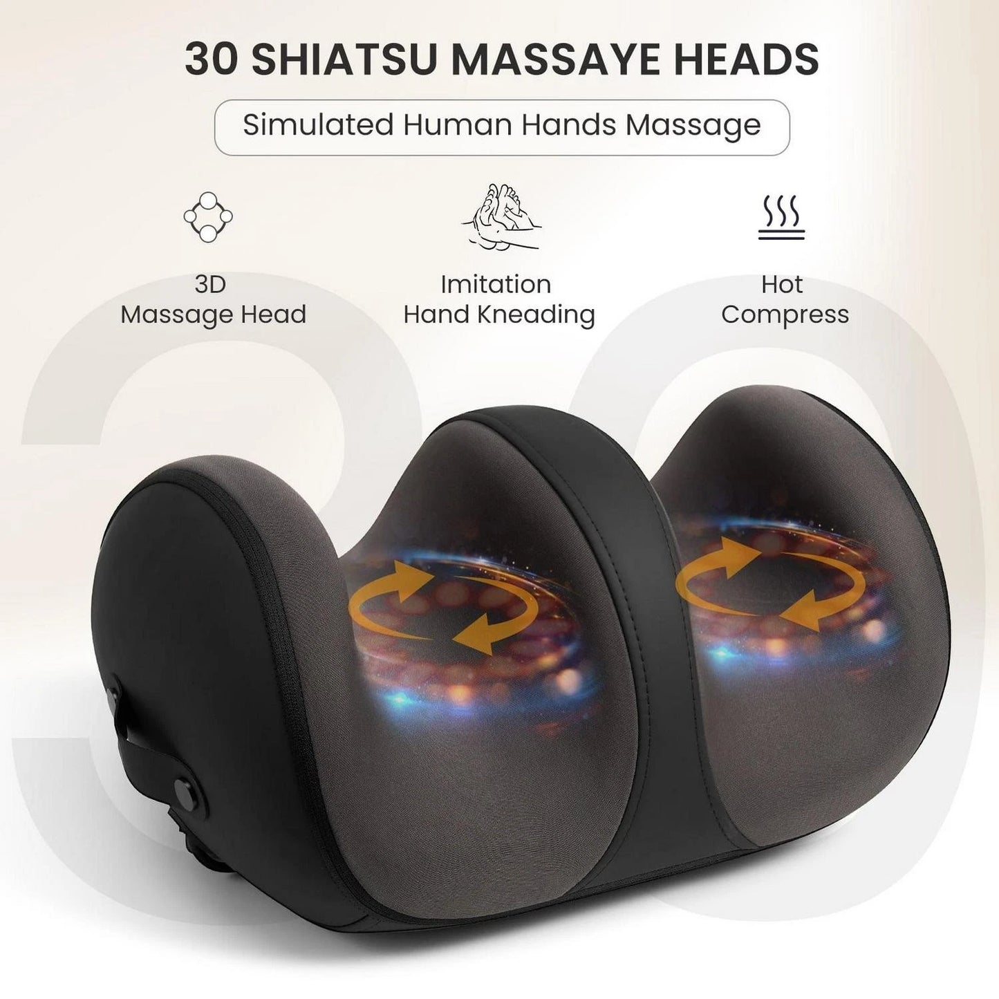 Shiatsu Foot & Calf Massager with Heat