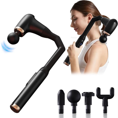 Fascia Massage Gun with Extended Handle