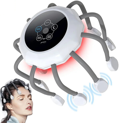 Electric Scalp Massager – Red Light Head Vibrator