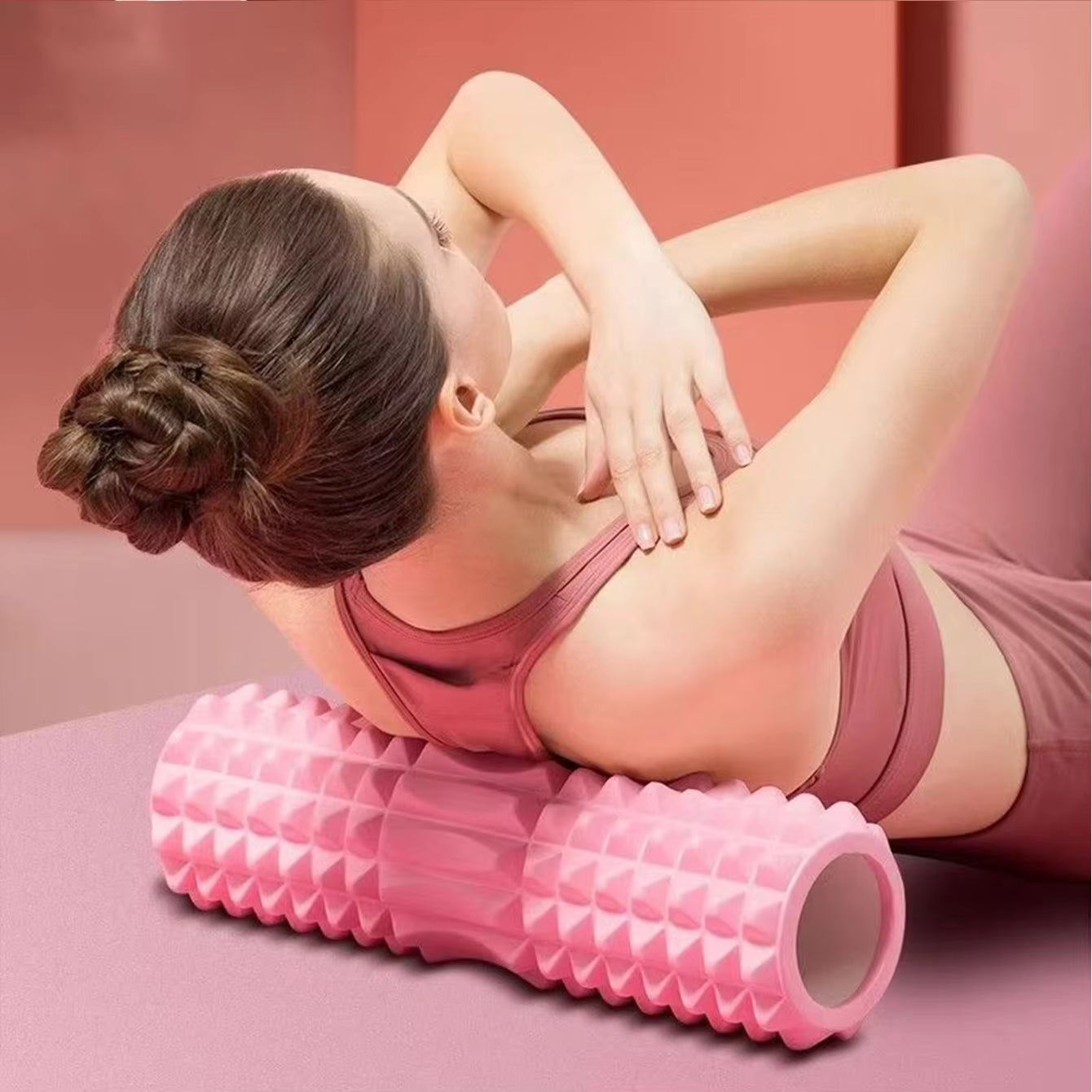 Yoga Foam Roller – Deep Tissue Muscle Recovery (45cm)
