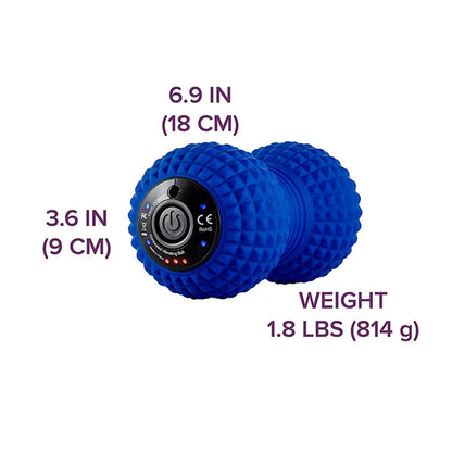 Peanut Electric Vibrating Ball Rechargeable Plastic Roller Deep Tissue Recovery Training Therapeutic Muscle Massage Tool