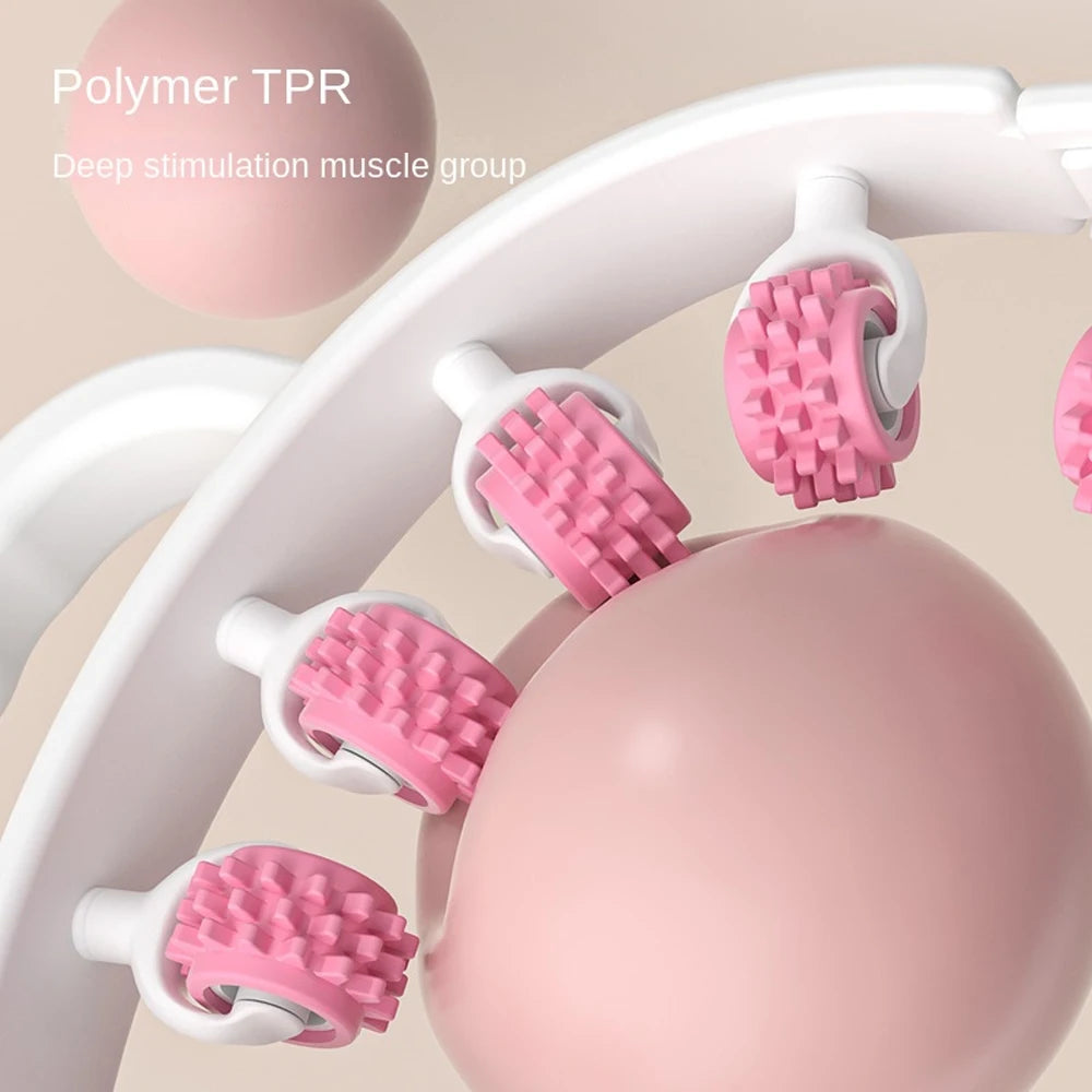 Portable Meridian Massager Ring – Waist & Leg Slimming Tool