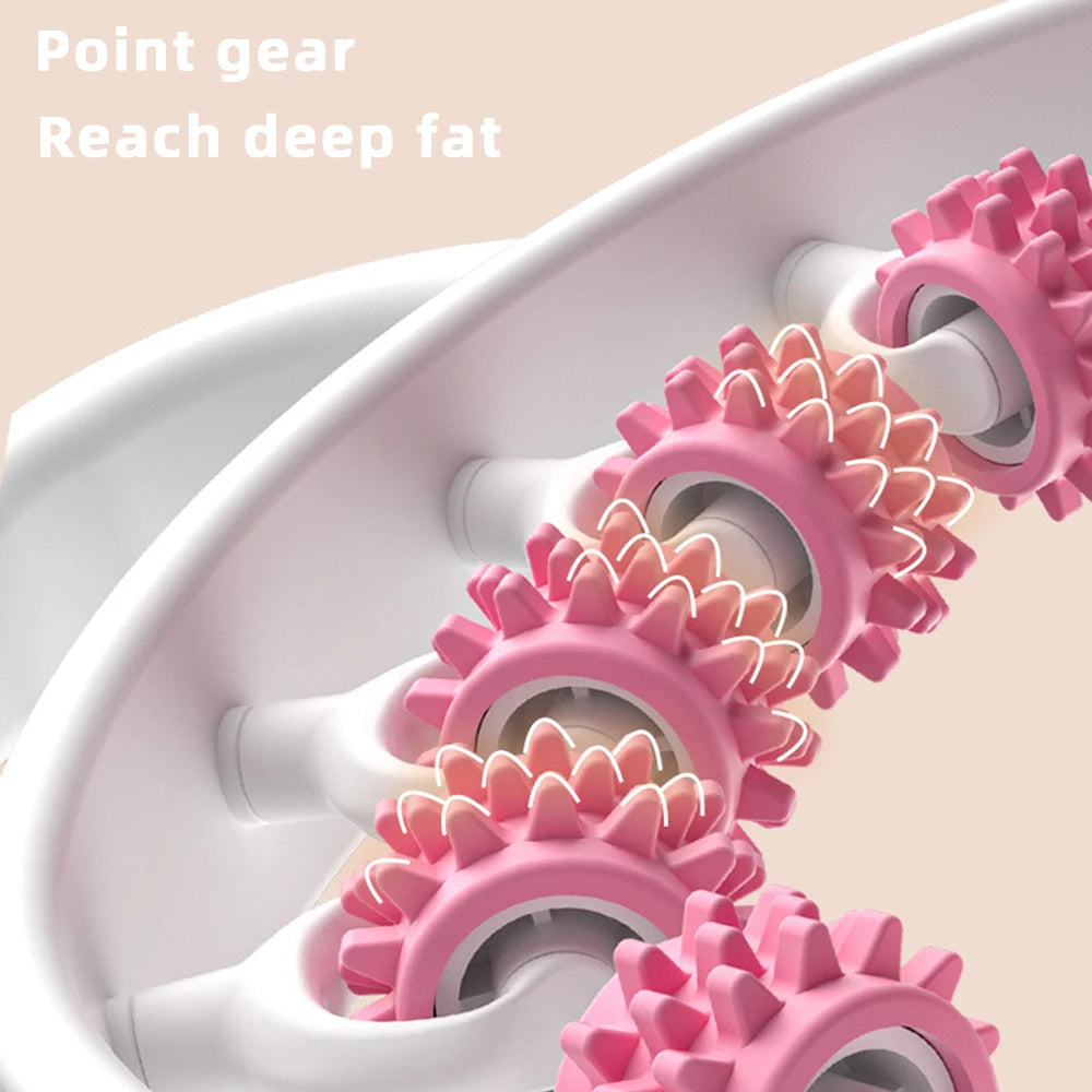 Portable Meridian Massager Ring – Waist & Leg Slimming Tool