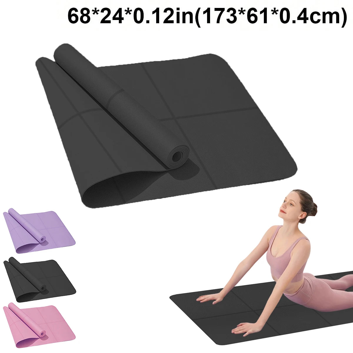 Sports Yoga Mat – Comfortable EVA Foam for Fitness & Gymnastics